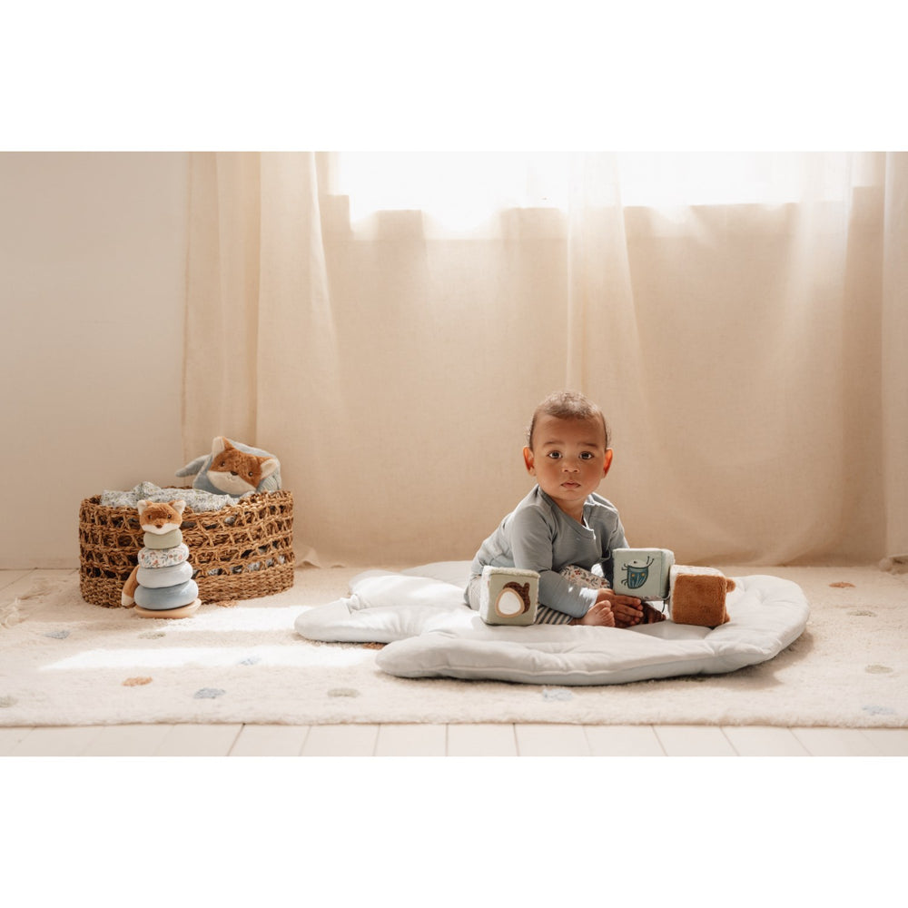 Køb Little Dutch Forest Friends Blue Aktivitetsterninger 4-Pak