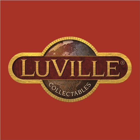 LuVille Kerstdorp Miniatuur Kermisattractie Zweefmolen - H27 x Ø21 cm