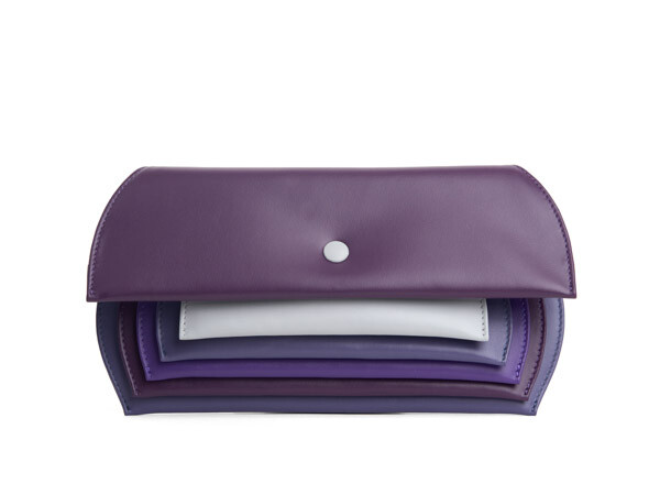 Confetti aubergine purple grey