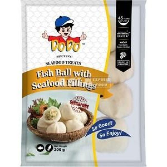 Do Do Bevroren Visballen met Zeevruchtenvulling 200g