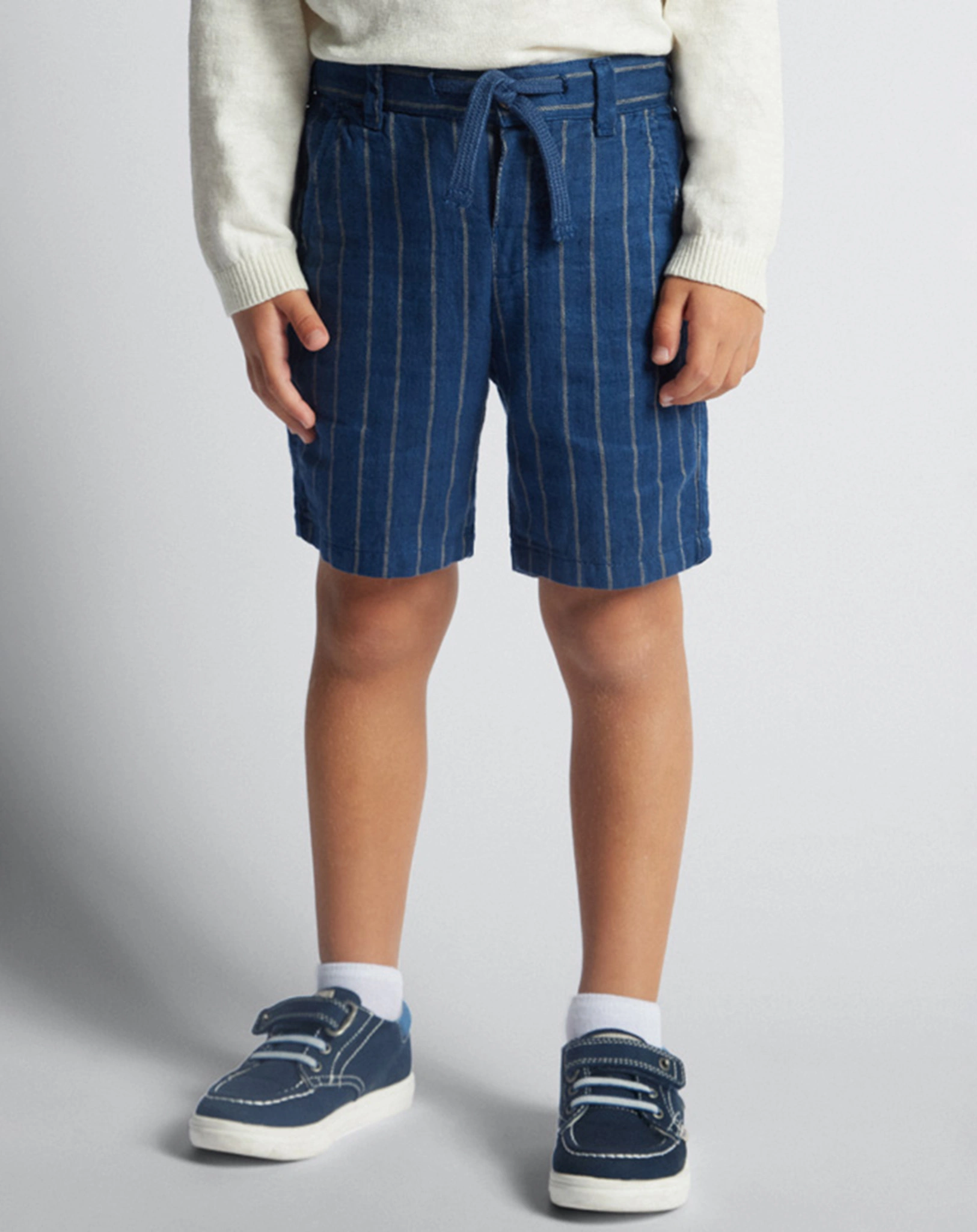Bermuda-Shorts STRIPES in indigo