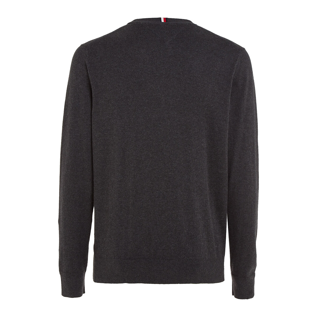 TOMMY HILFIGER<br>Suéter de gola redonda em algodão pima e cashmere