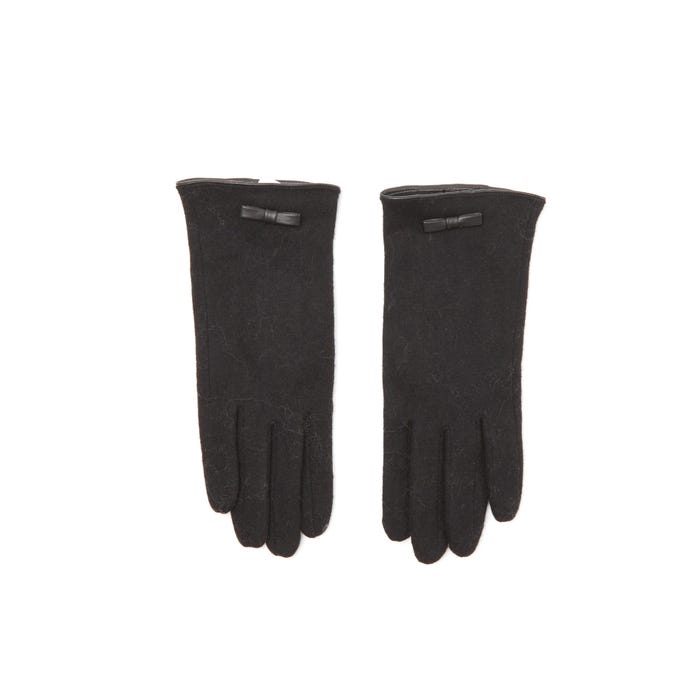 Veritas-Handschoenen strikje wol mix