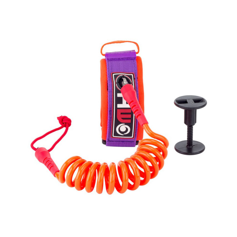 LEASH BODYBOARD HOWZIT ORANGE/VIOLET