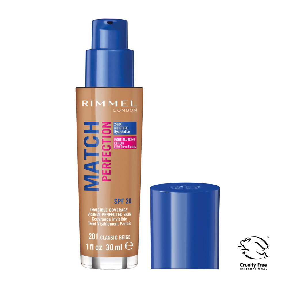 Rimmel Match Perfection Foundation 201 Classic Beige30 ml