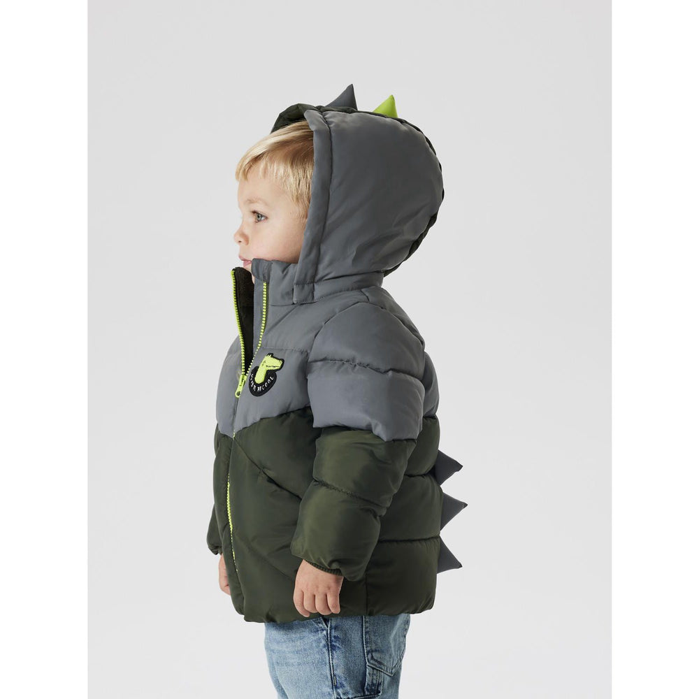 Køb Name It Deep Depths Nmmmorten Puffer Jacket Dino Detail1