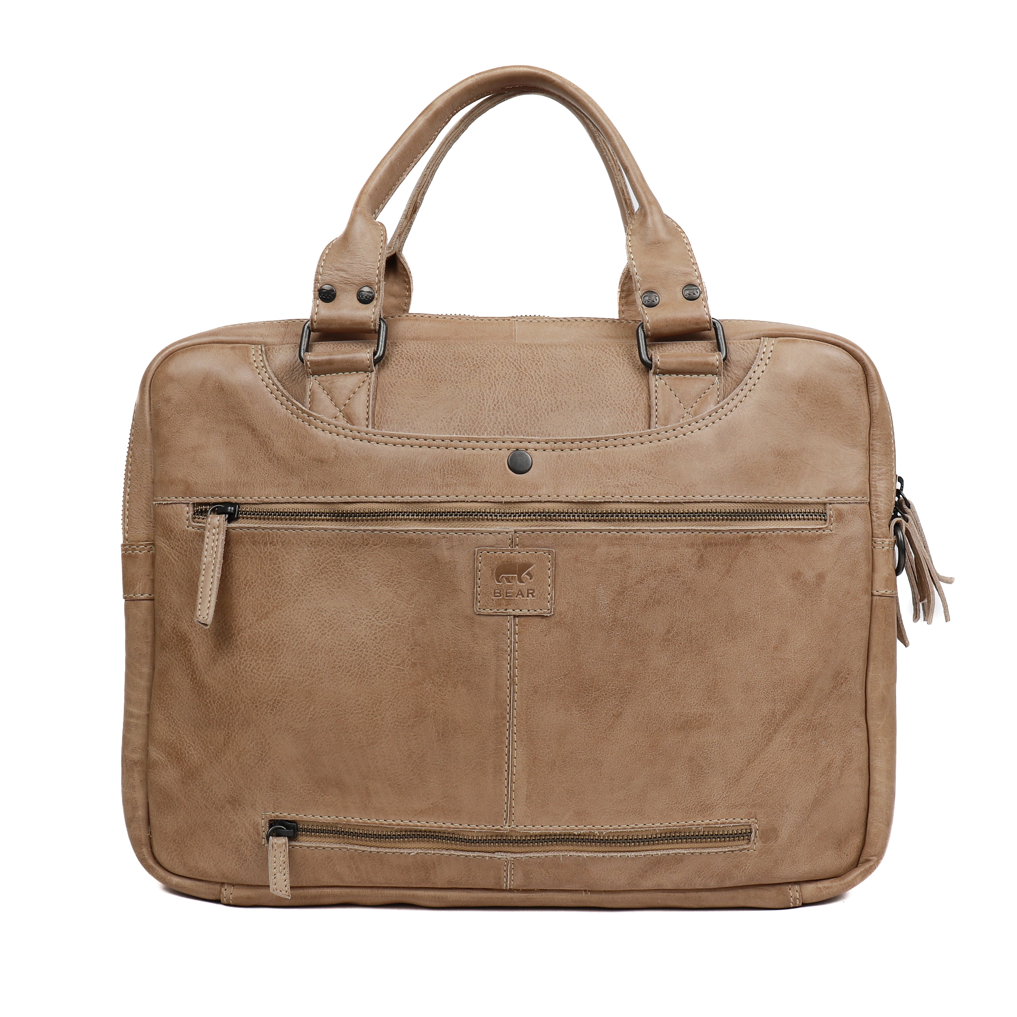 Laptoptas 'Leandro' beige Beige