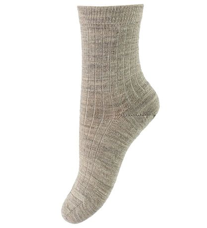 MP Socken - Wolle - Hellbraun