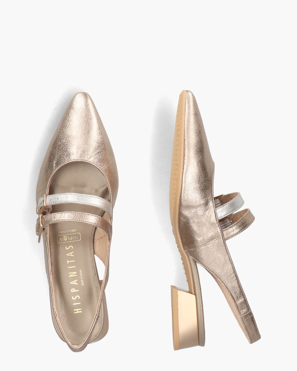 Hispanitas CHV243462 Goud Dames Slingbackloafers