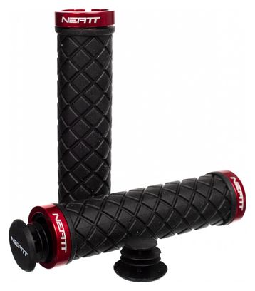 NEATT Paire de Grips PRO Noir Rouge