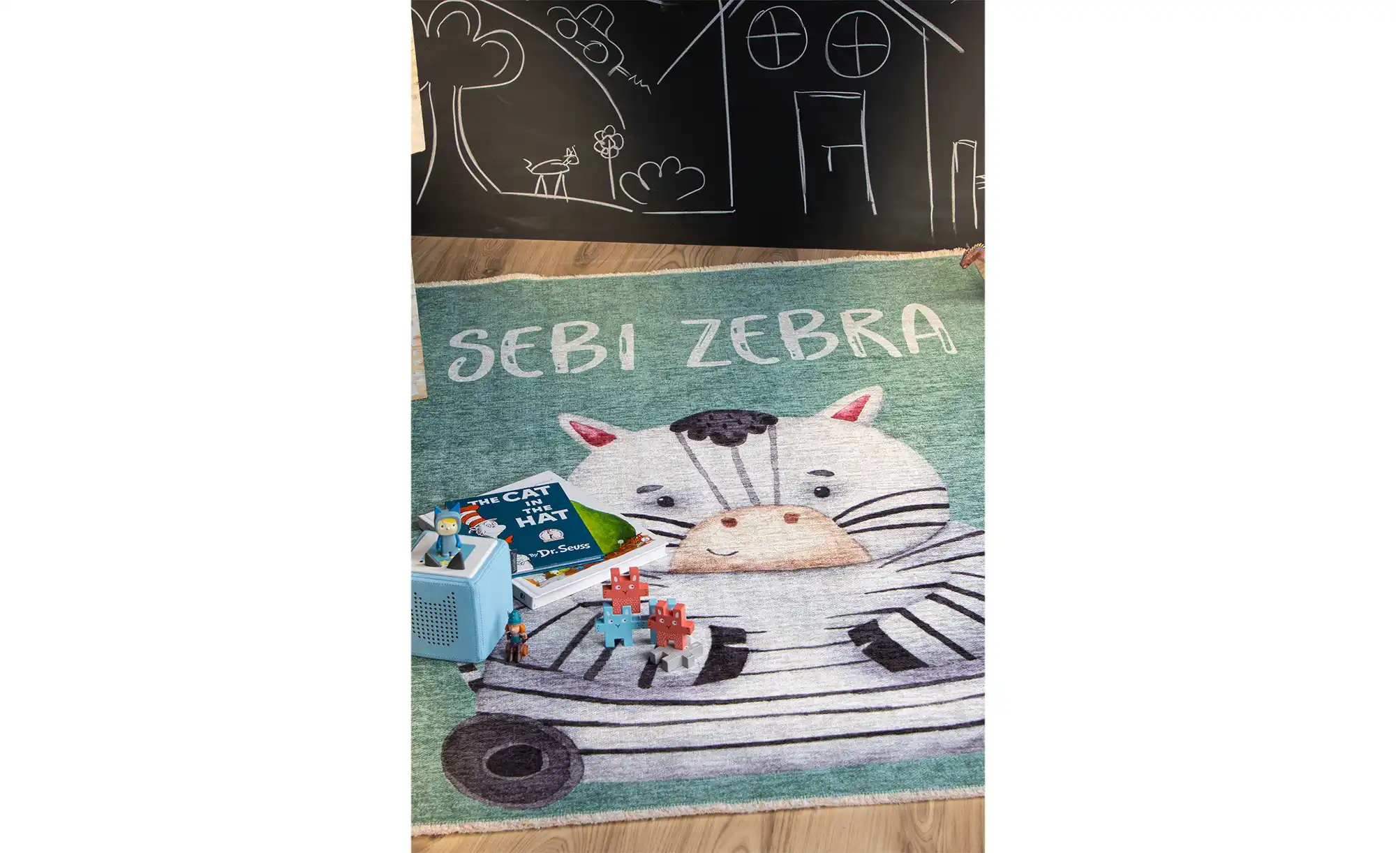 Kinderteppich Zebra