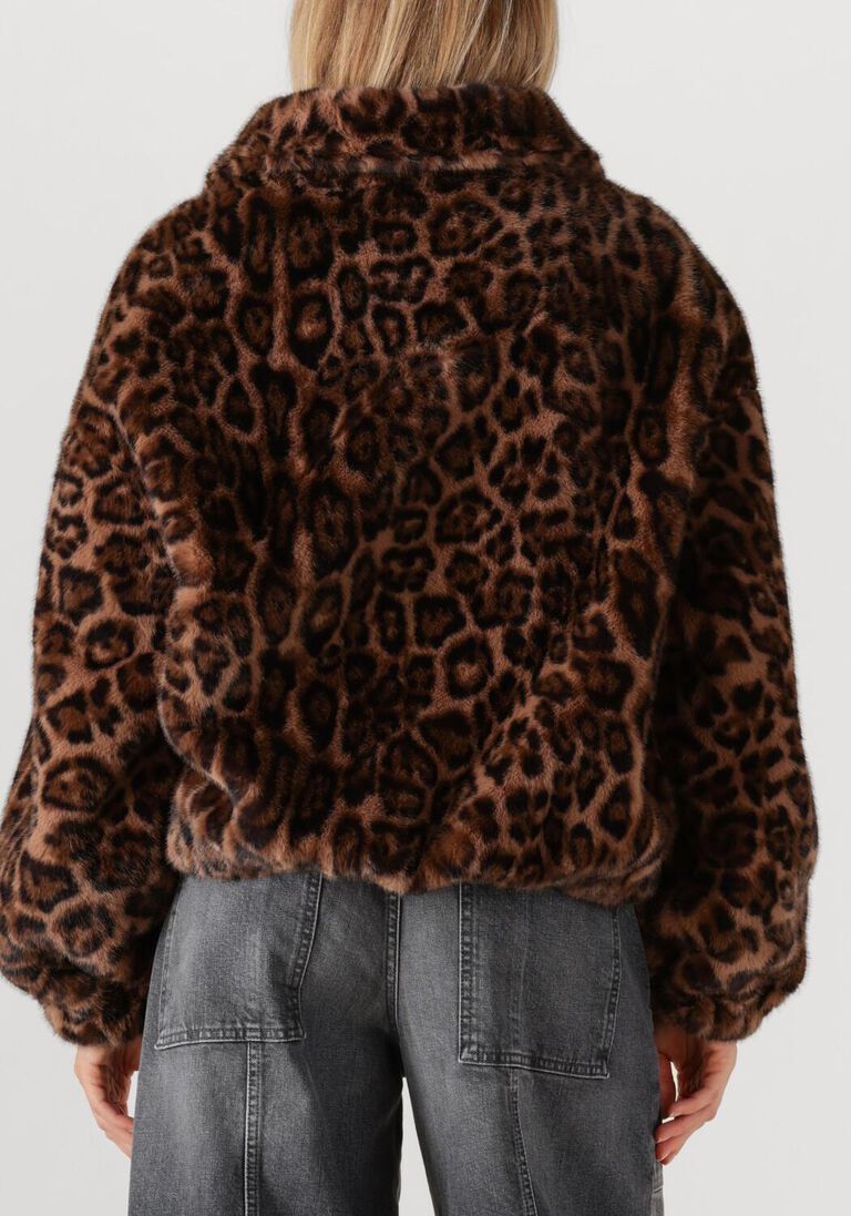 bruine alter ego faux fur jas ally