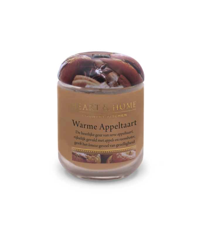 Heart & Home Middelgrote Geurkaars - Warme Appeltaart 1st