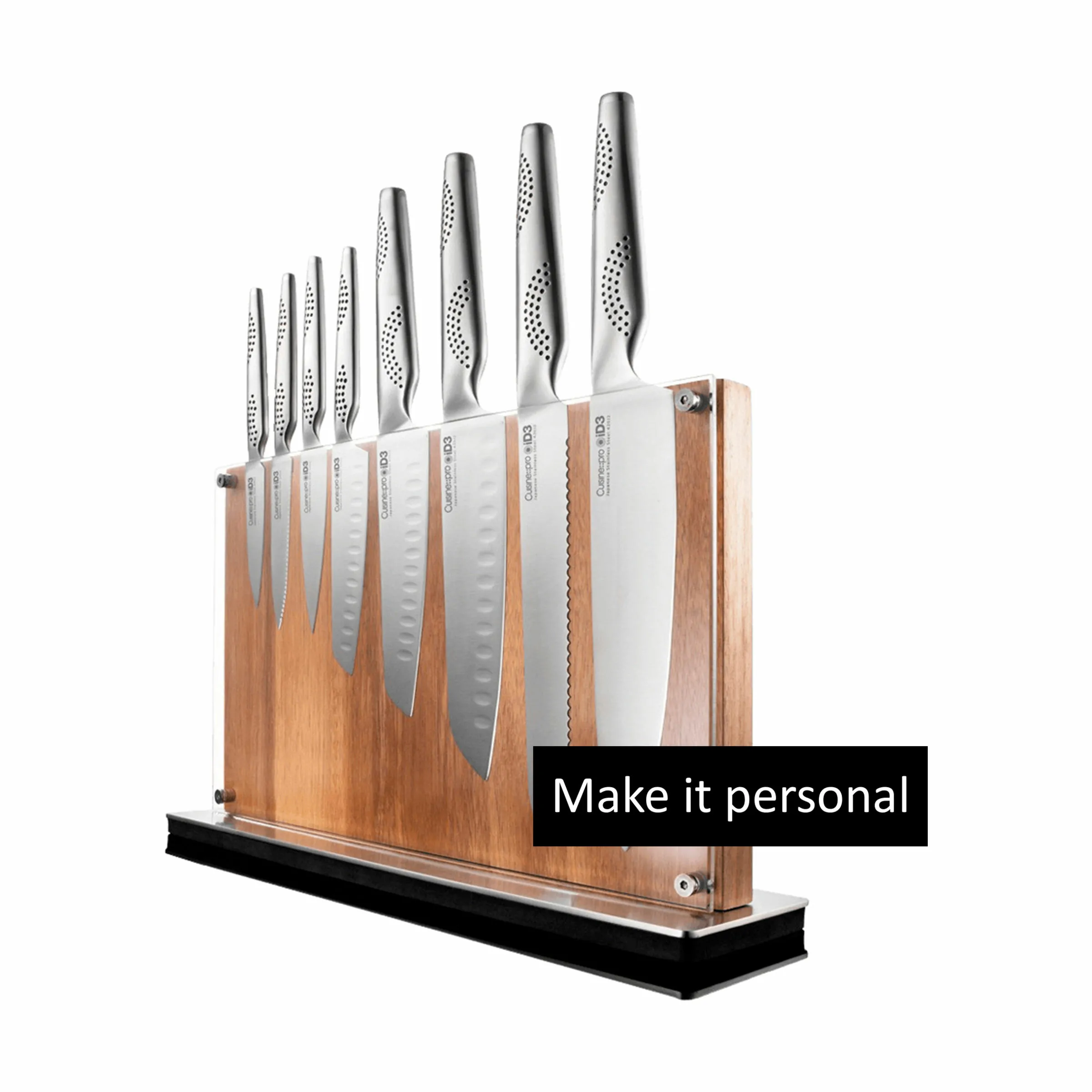 THE CUSTOM CHEF™ iD3 Ryu Knivblok - 9 dele