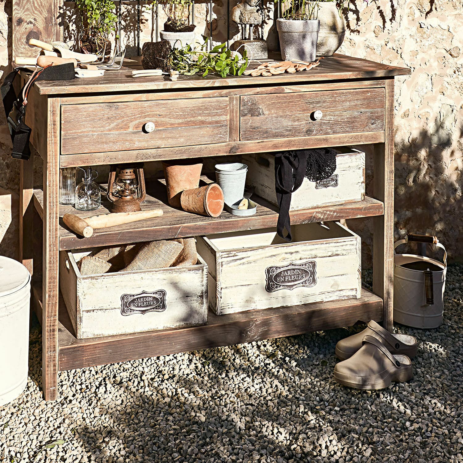 Holzkiste 3er Set Calhoun