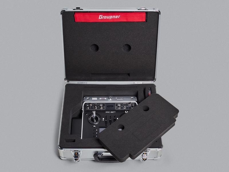 Graupner Fernsteuerung mc-32ex HoTT 32 Kanal, nur Sender 2.4 GHz HoTT Pultsender mit 32-Kanälen und 64 digitale Schalter