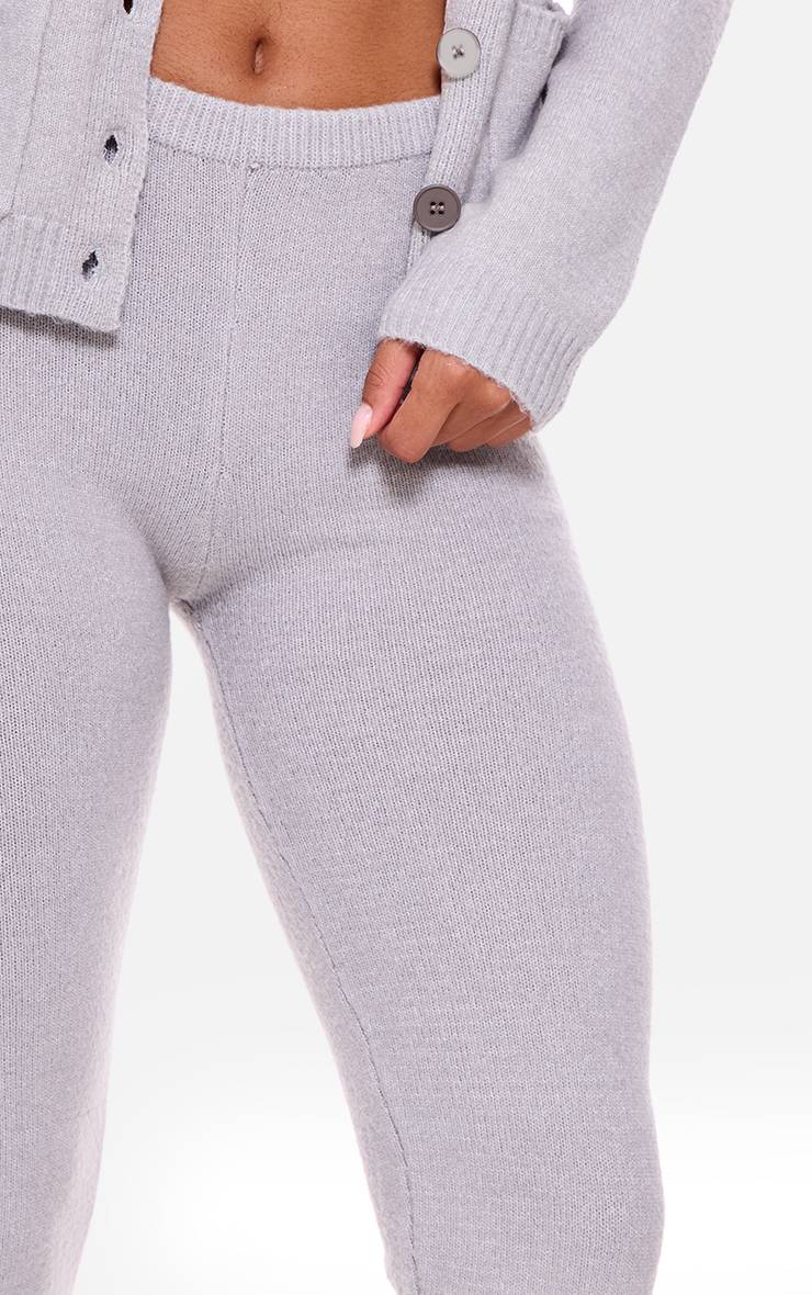 Charbon Legging Basique En Maille