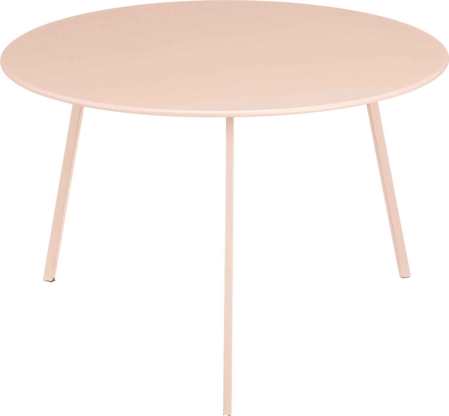 Mica Decorations bijzettafel Seatle oranje D 58 H 38 cm