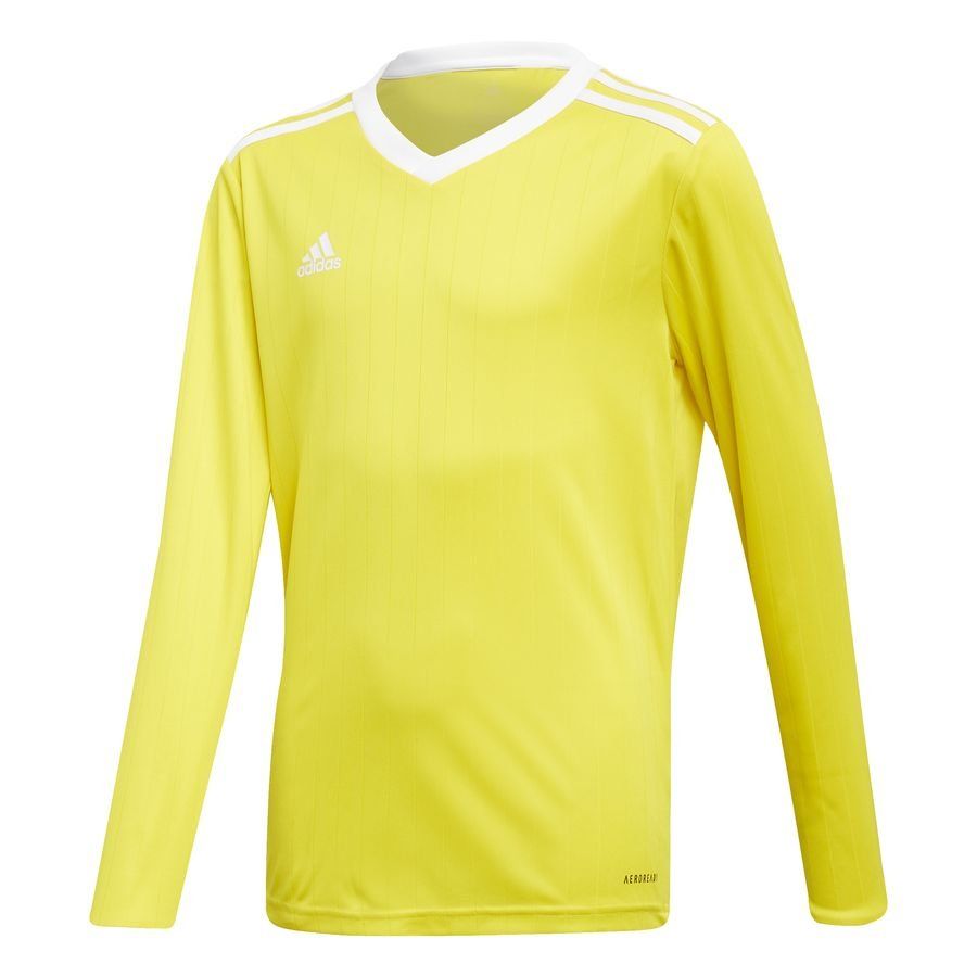 adidas Maillot Tabela 18 - Jaune/Blanc Manches Longues Enfant
