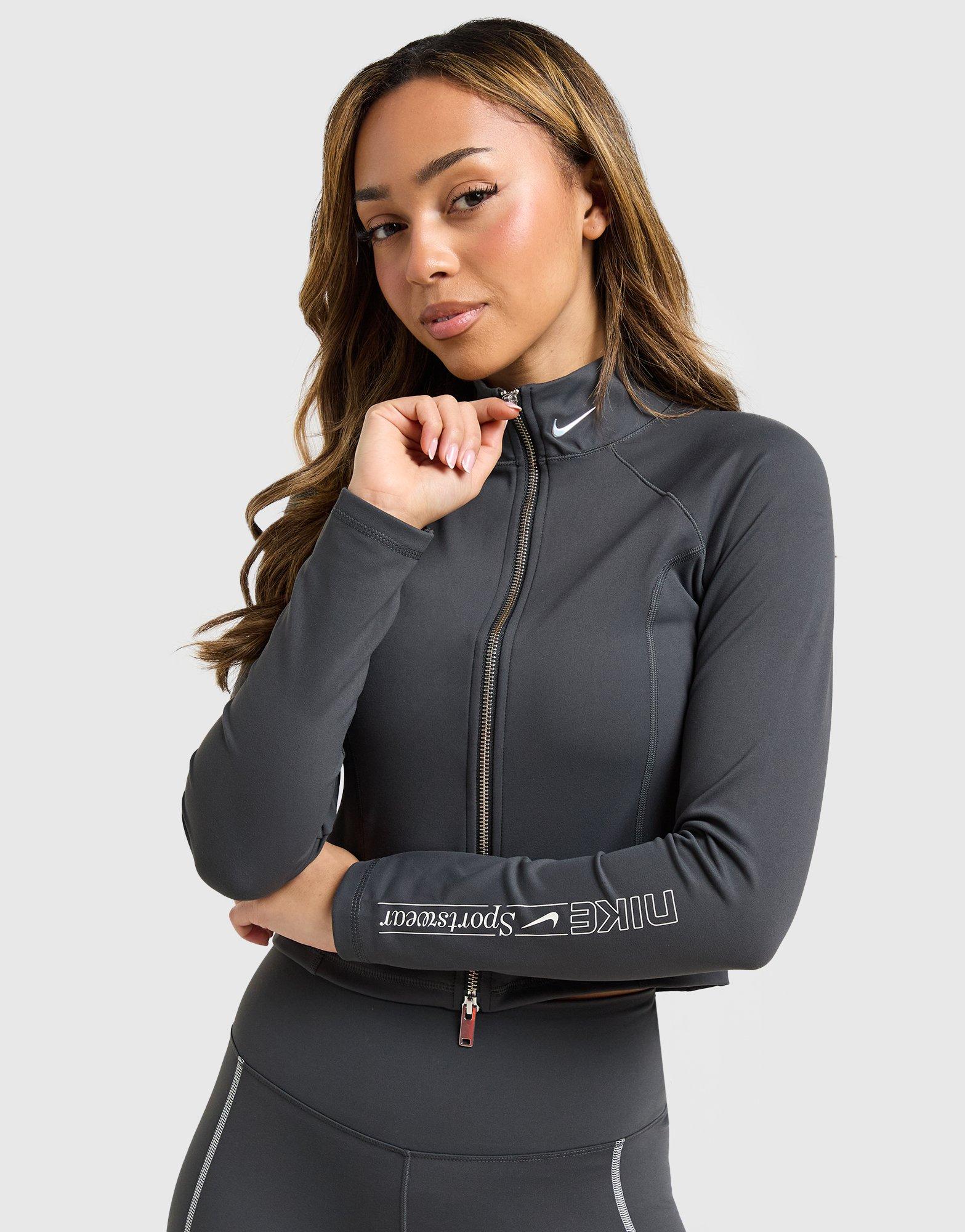 Nike Haut Zippé Training Femme