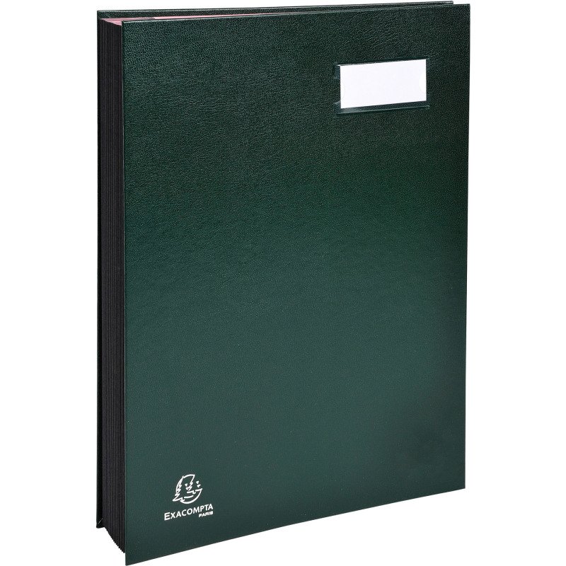 Parapheur direction Exacompta- 12 compartiments vert