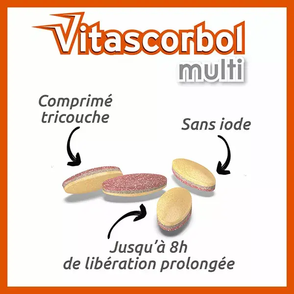 Vitascorbol Multi Adulto 30 comprimidos