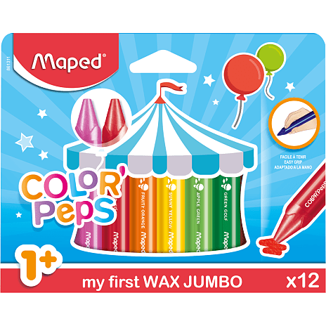 Maped Color'Peps voksfarver 12 stk.