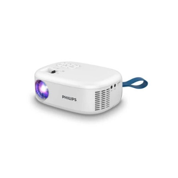 PHILIPS Projetor Portátil NeoPix 113 HD 720p 100 Lúmenes Wi-Fi HDMI USB-A Branco