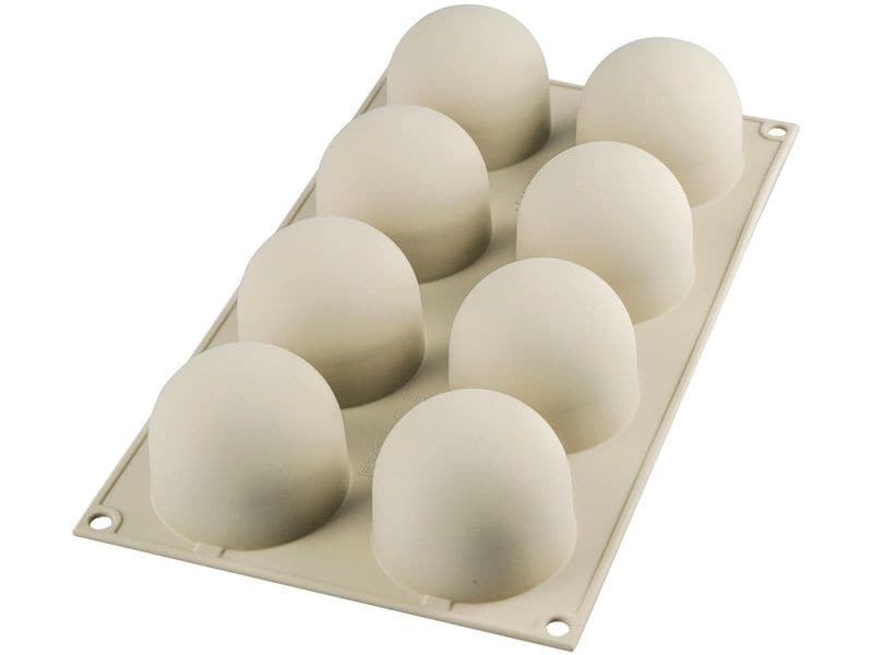 Silikomart Schokoladenform Silikonform «Dolce Tartufo» Rund Silikonform für Schokolade