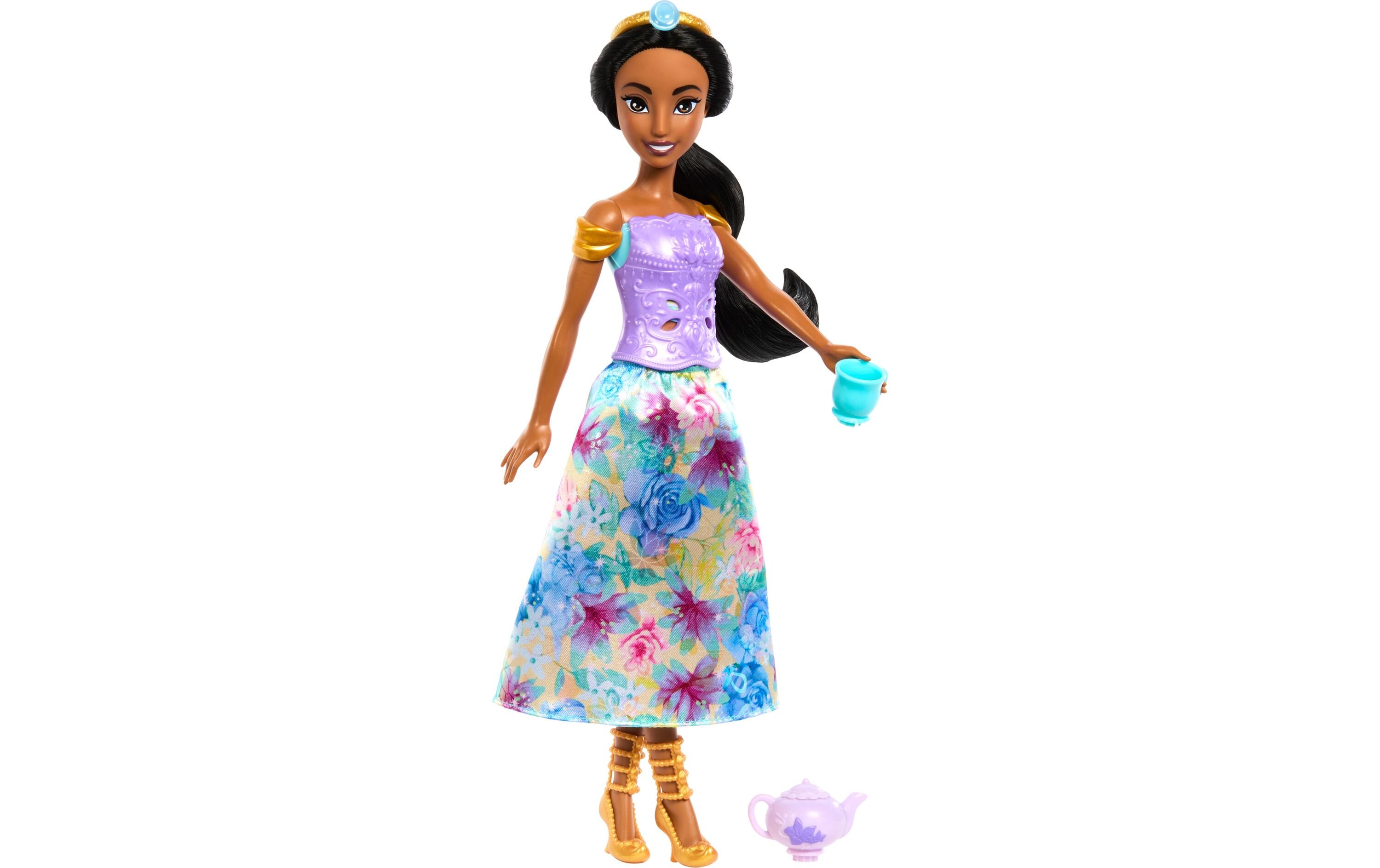 Puppe Disney Prinzessin Spin & Reveal JasmineJasmin-Modepuppe mit Accessoires