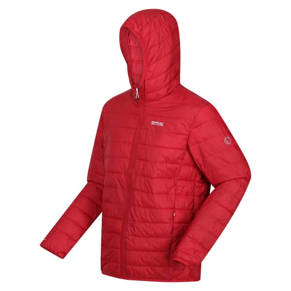 Doudoune randonnée REGATTA HOODED HILLPACK DARK RED