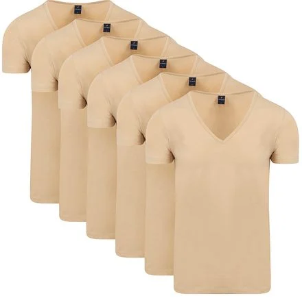 Suitable Vitaru Onzichtbaar Ondershirt Diepe V-Hals 6-Pack kopen