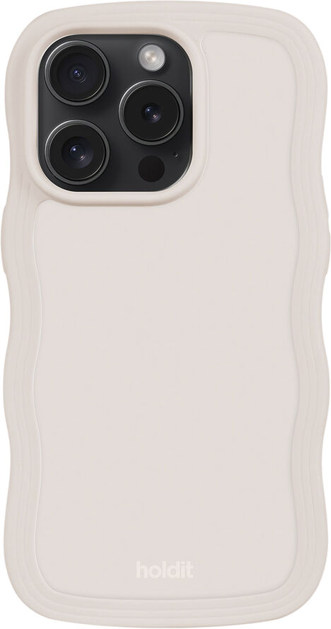 HoldIt Wavy Case iPhone 14 Pro Beige