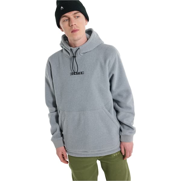 Veste polaire snowboard BURTON CINDER HOODED PULLOVER GRAY HEATHER