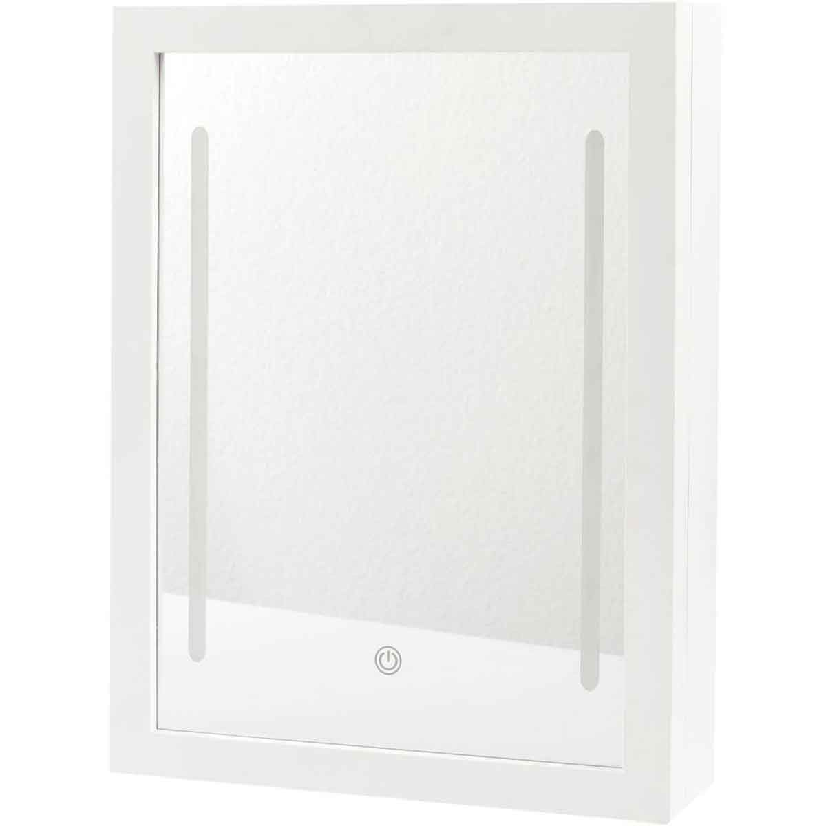 Miroir armoire LED - Blanc