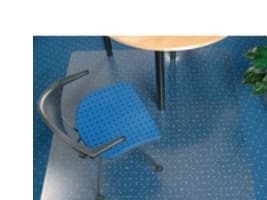 Stoleunderlag Cleartex® Ultimat™, BxL 116 x 183 cm, polycarbonat, med pigge