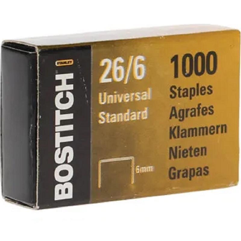Bostitch Heftklammern 26/6, 1000 Stück