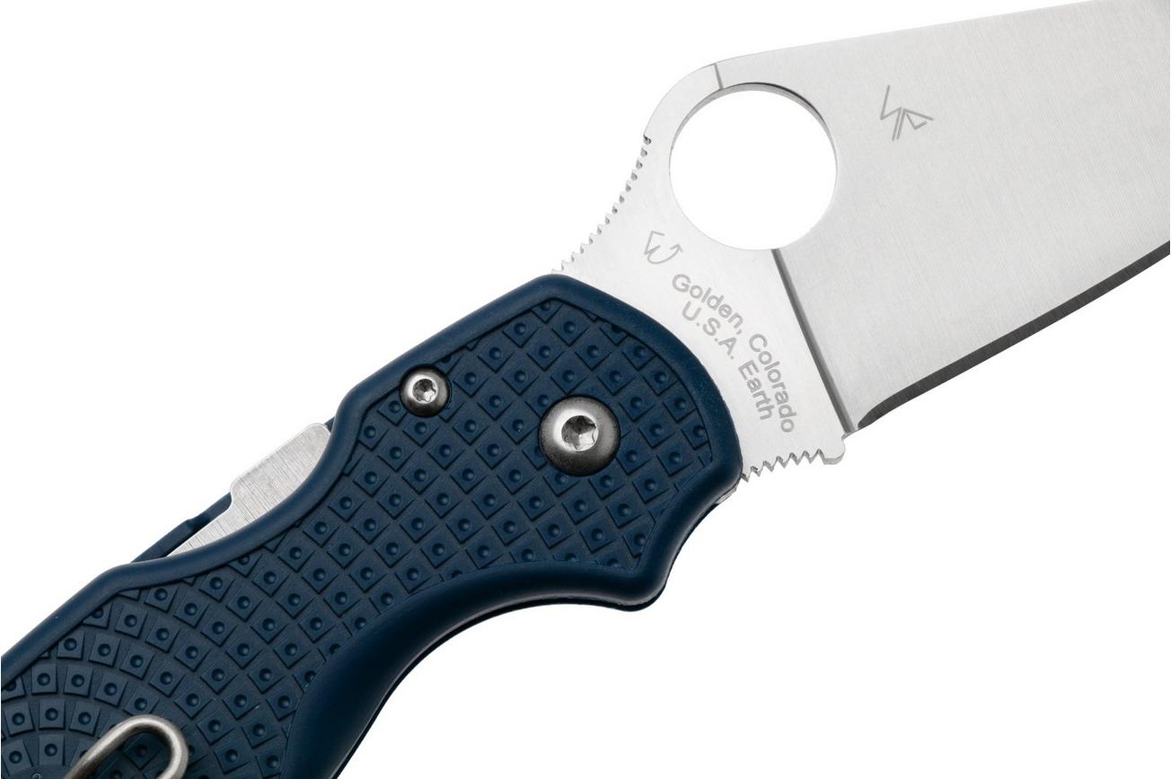 Spyderco Para 3 Lightweight CPM SPY-27 Cobalt Blue FRN C223PCBL zakmes