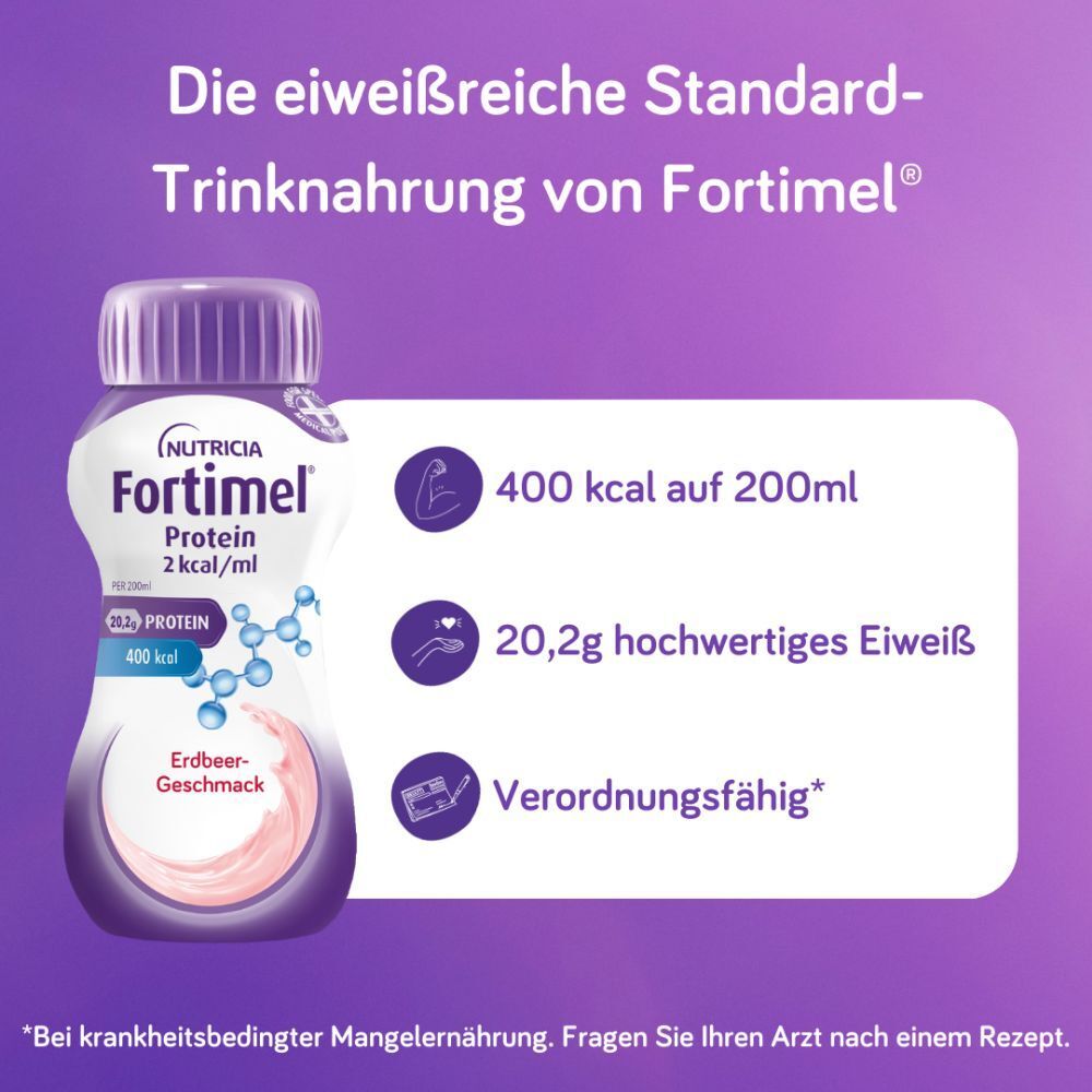 Fortimel Protein 2 kcal Mischkarton Trinknahrung