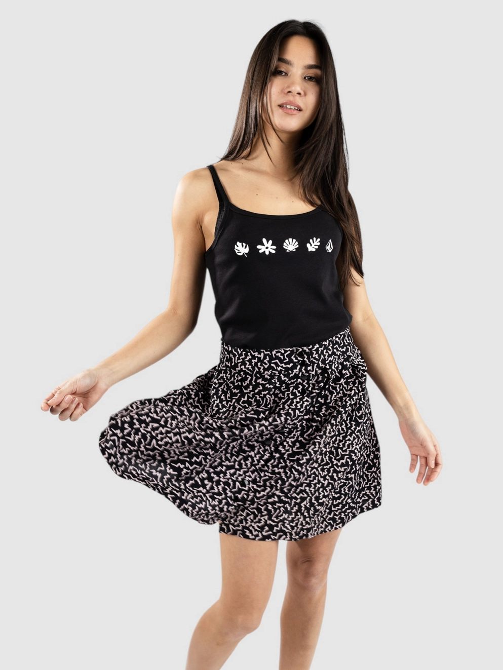 Volcom Surfpunk Skirt black