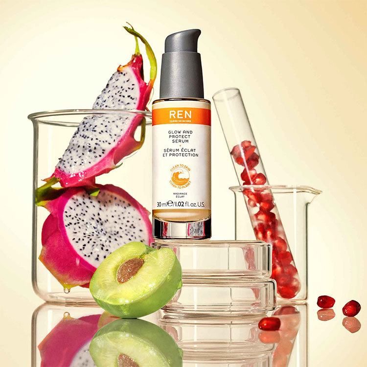 REN Clean Skincare Glow And Protect Serum 30ml