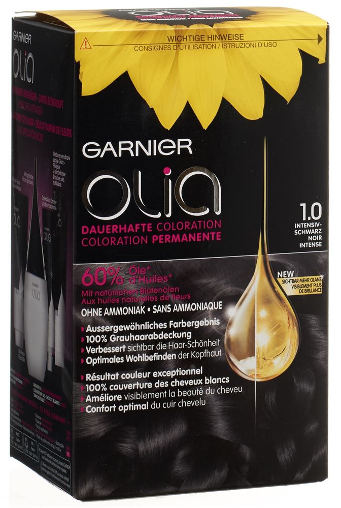 OLIA Haarfarbe 1.0 Intensiv Schwarz 1 Stk