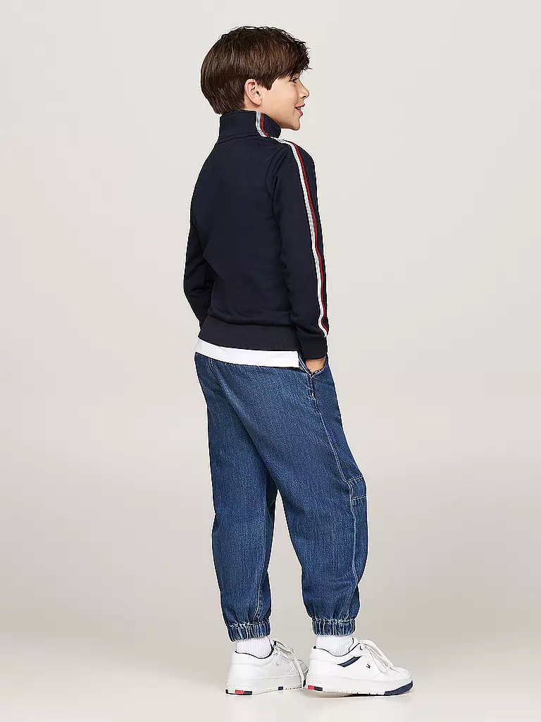 TOMMY HILFIGER Jungen Sweatjacke  dunkelblau