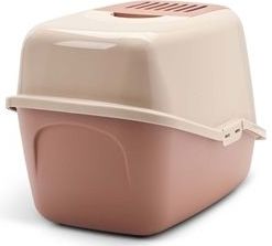 Savic - Nestor - Kattenbak - Champagne Roze/Toscane Rood - Startset met Filters en Zakken