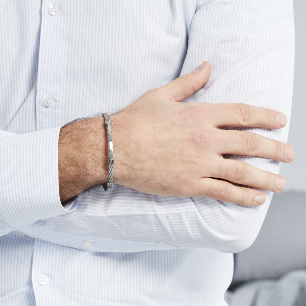 Bracelet Sarenne Acier Bicolore