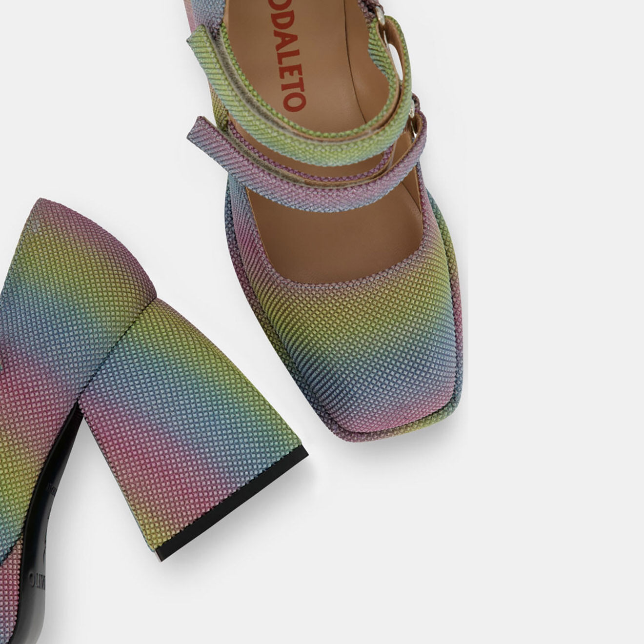 Nodaleto Sandales Julie multicolores - Talon 10 cm