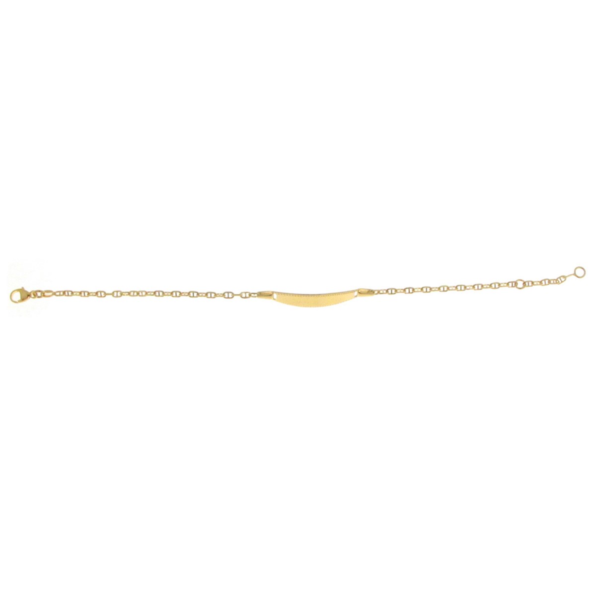 Bracelet identité bébé Brillaxis or 18 carats