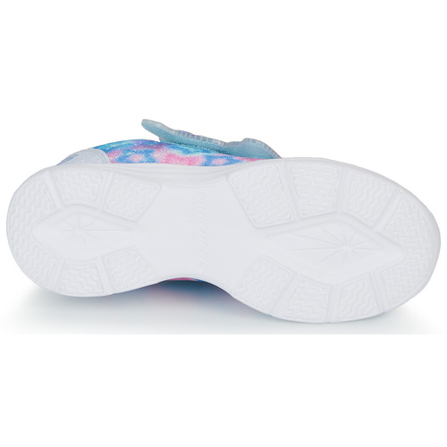Skechers - GLIMMER KICKS - Argenté / Rose / LED