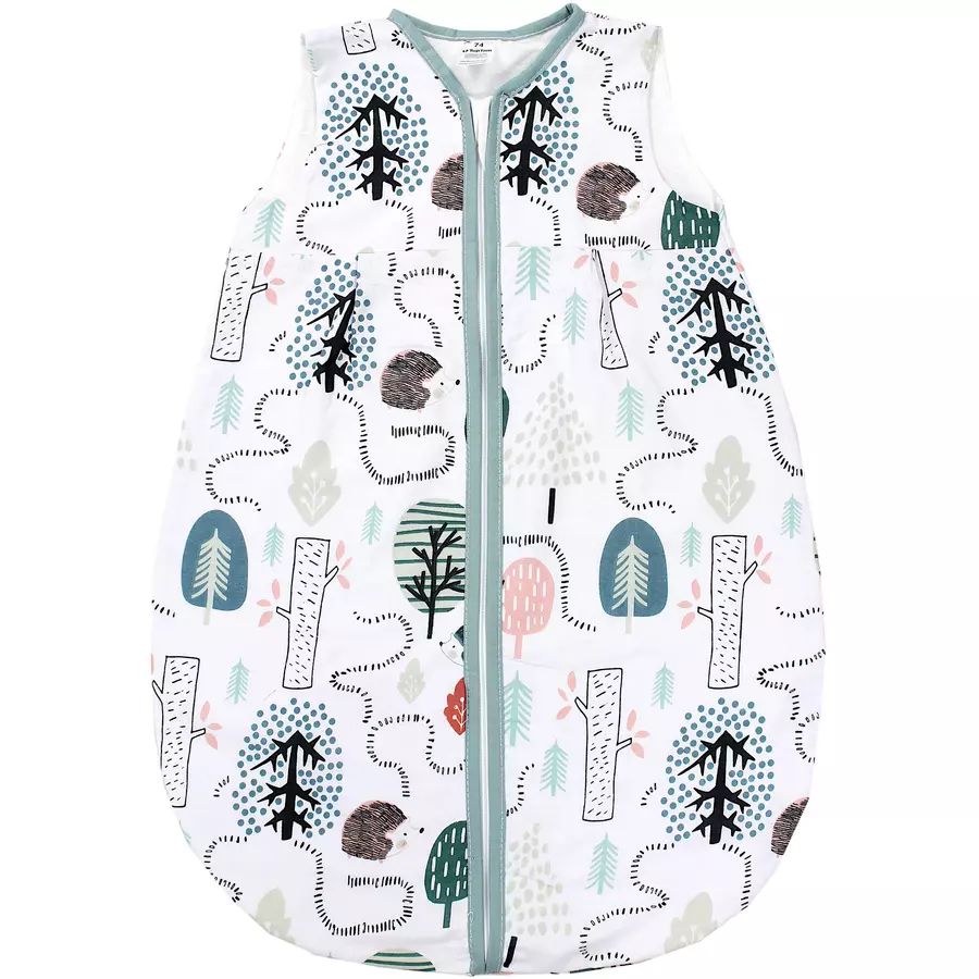TupTam Baby Sommer Schlafsack Ärmellos Unwattiert rosagrün