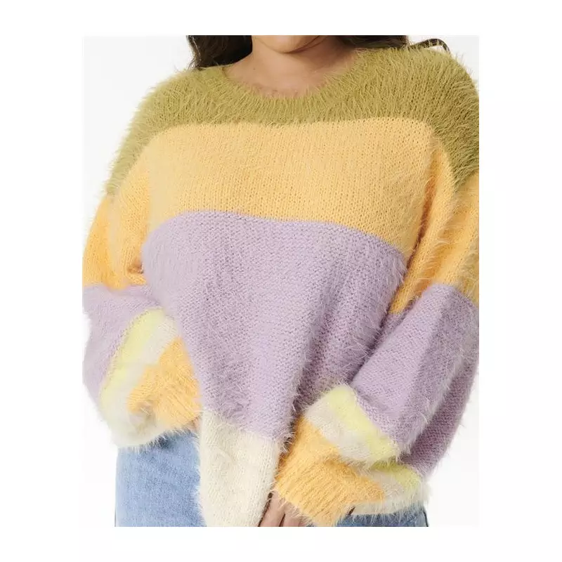 Pull femme RIPCURL Sunrise Sessions Sweater Lilac